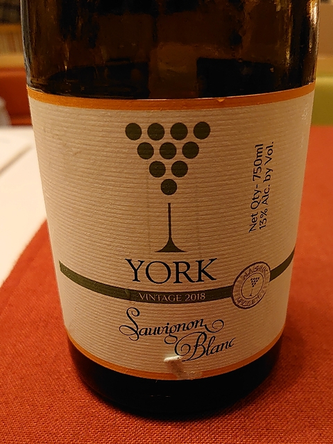 York Chenin Blanc(ヨーク シュナン・ブラン)