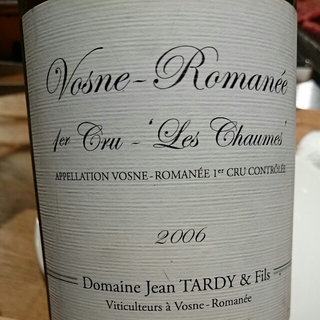 Dom. Jean Tardy & Fils Vosne Romanée 1er Cru Les Chaumes