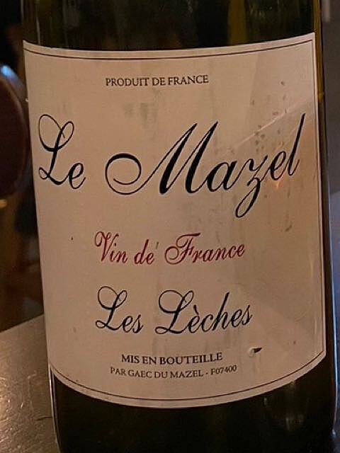 Le Mazel Cuvée Les Léches(ル・マゼル キュヴェ・レ・レッシュ)