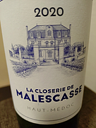 シャトー・マレスカス(2020)