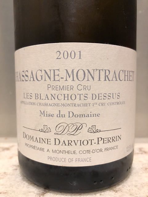 Dom. Darviot Perrin Chassagne Montrachet 1er Cru Les Blanchots Dessus