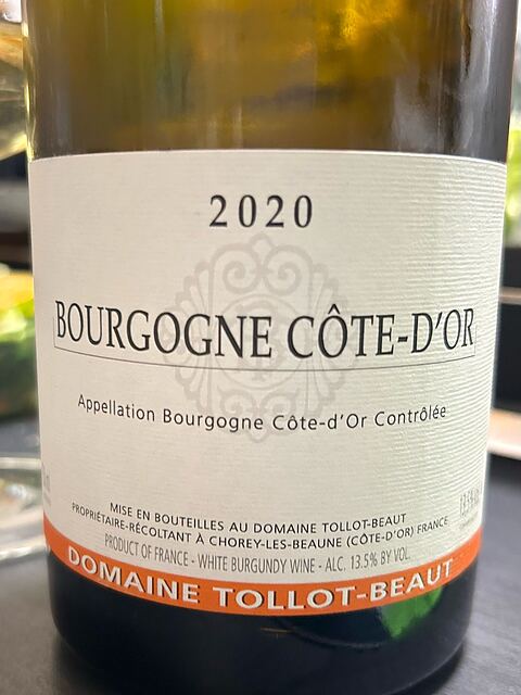 Dom. Tollot Beaut Bourgogne Côte d'Or Blanc(ドメーヌ・トロ・ボー ブルゴーニュ コート・ドール ブラン)