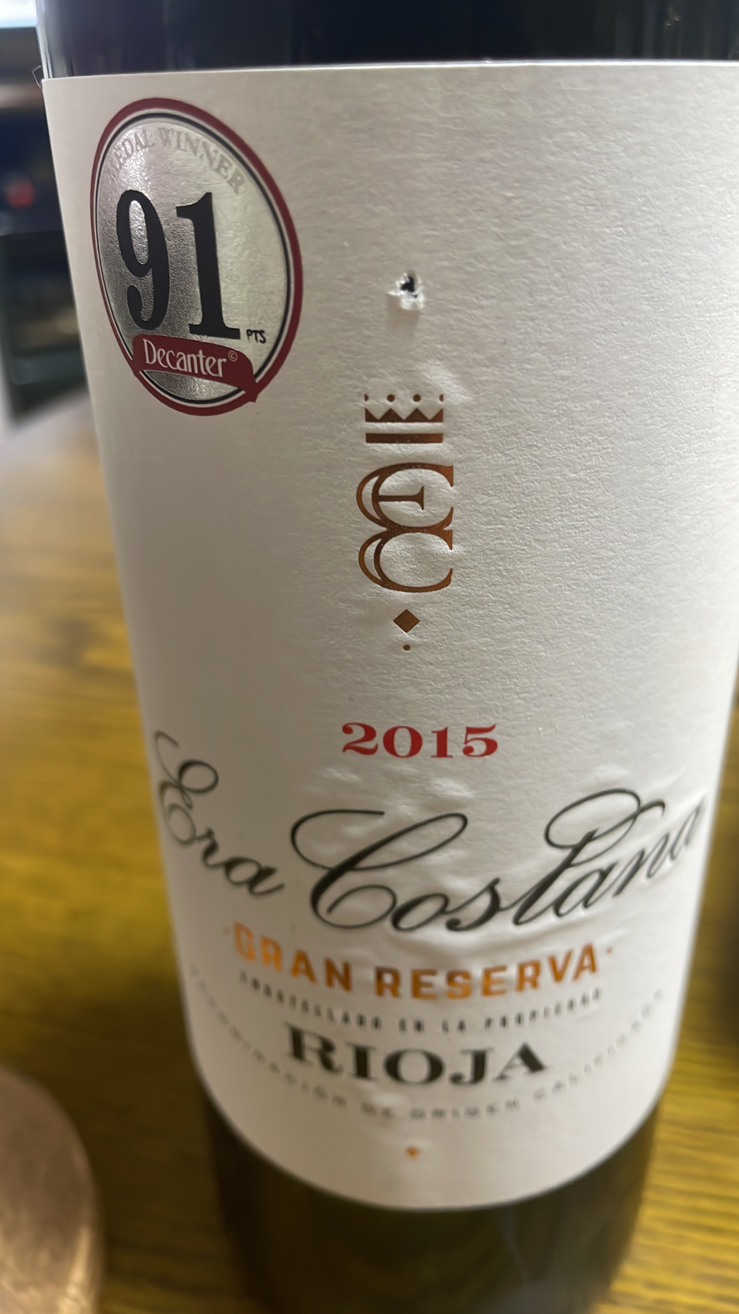 Era Costana Gran Reserva(エラ・コスタナ グラン・レゼルヴァ