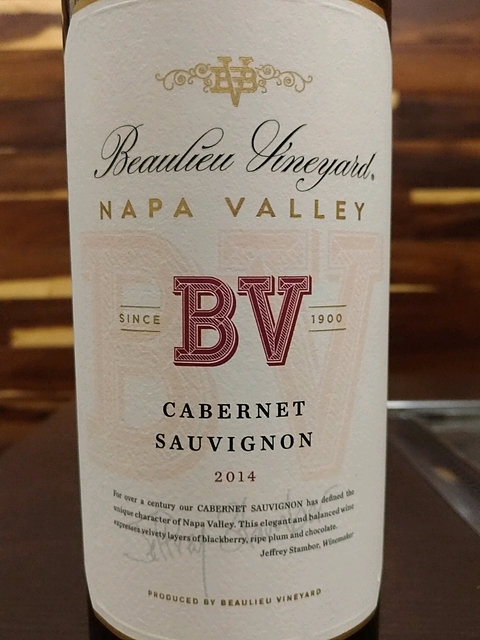 Beaulieu Vineyard BV Napa Valley Cabernet Sauvignon(ボーリュー・ヴィンヤード BV ナパヴァレー カベルネ・ソーヴィニヨン)