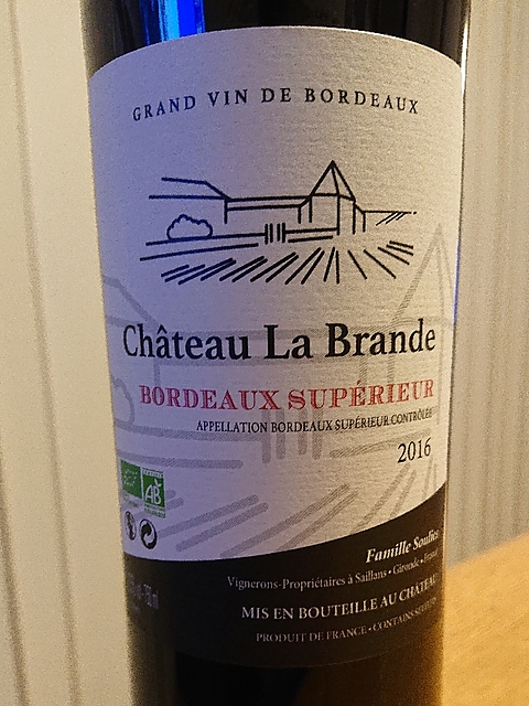 Ch. La Brande Bordeaux Supérieur(シャトー・ラ・ブランド ボルドー・シュペリュール)