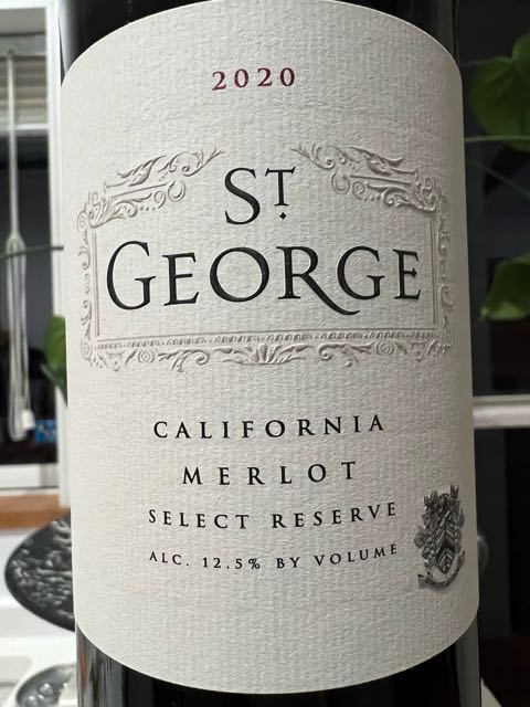 St. George California Merlot Select | Vinica 無料のワインアプリ