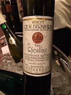 Ch. W. Bernhard Hackenheimer Kirchberg Riesling trockenbeerenauslese