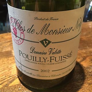 Dom. Valette Pouilly Fuissé Le Clos de Monsieur Noly(ドメーヌ・ヴァレット プイイ・フュイッセ ル・クロ・ド・ムッシュー・ノリー)