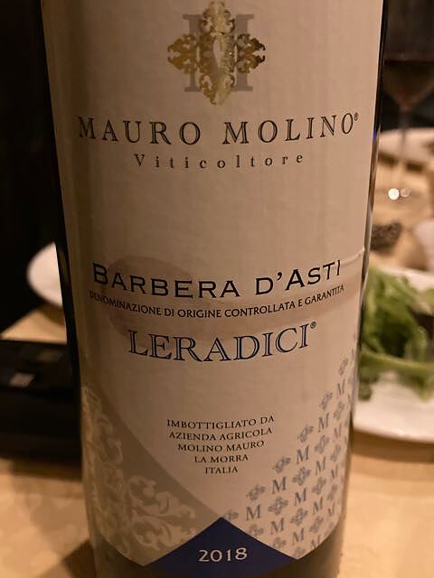 Mauro Molino Barbera d'Asti Leradici(マウロ・モリーノ バルベーラ・ダスティ レラディキ)