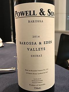 Powell & Son Barossa & Eden Valleys Shiraz(パウエル＆サン バロッサ＆イーデン・ヴァレー シラーズ)