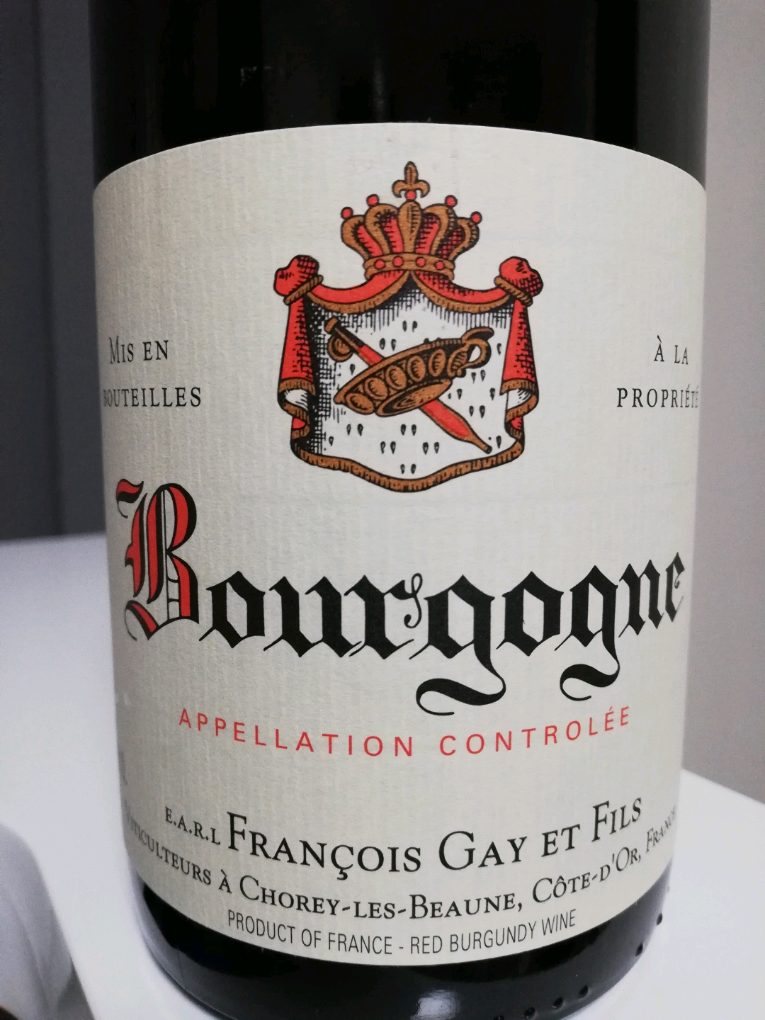 François Gay et Fils Bourgogne Rouge(フランソワ・ゲ・エ