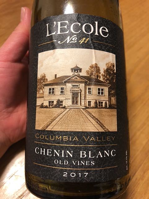 L'Ecole No 41 Chenin Blanc Old Vines 2017 Columbia Valley(レコール No.41 シュナン・ブラン オールド・ヴァイン コロンビア・ヴァレー)