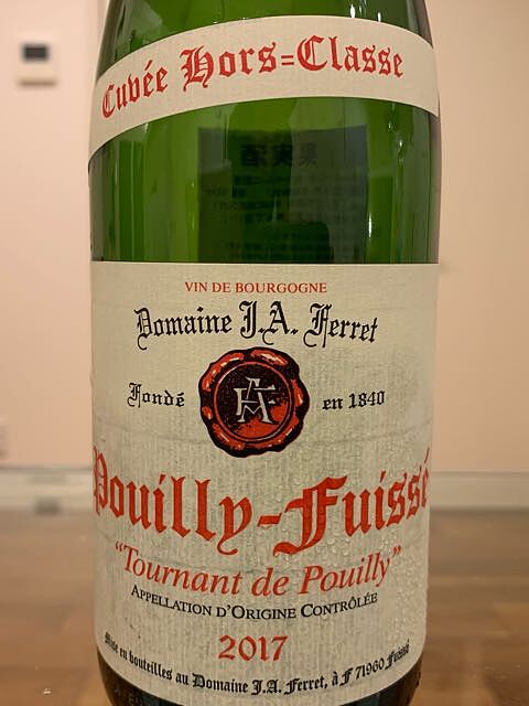 Dom. J. A. Ferret Pouilly Fuissé Tournant de Pouilly Cuvée Hors Classe