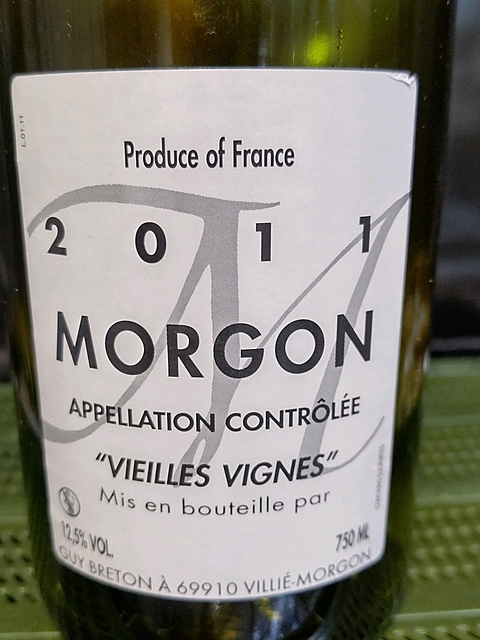 Guy Breton Morgon Vieilles Vignes(ギィ・ブルトン モルゴン ヴィエイユ・ヴィーニュ)