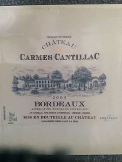 Ch. des Carmes Cantillac