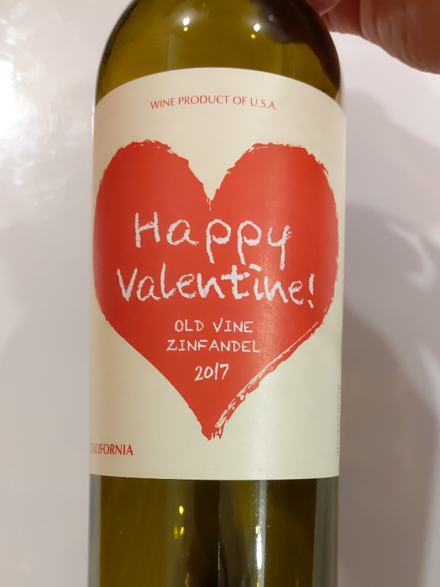 Happy Valentine! Zinfandel 2017(ハッピー・バレンタイン