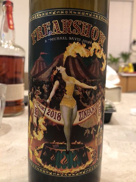 Michael David Freakshow Zinfandel 2018(マイケル・デイヴィッド フリークショー ジンファンデル)