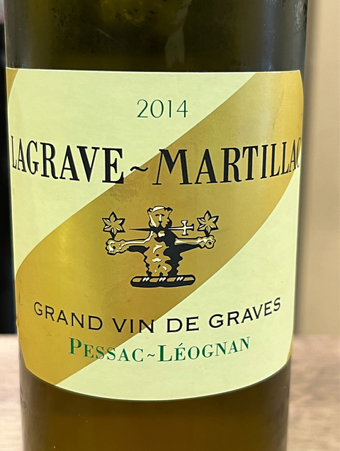 Lagrave Martillac Pessac Léognan Blanc