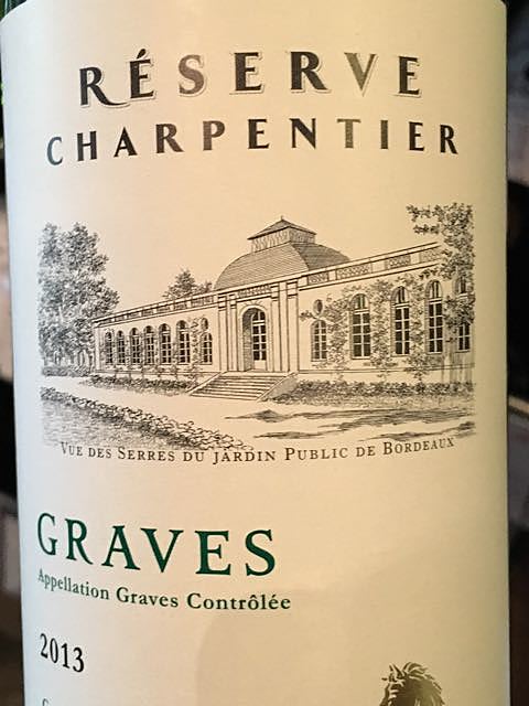 Gaston Réserve Charpentier Graves Blanc(ガストン レゼルヴ・シャルパンティエ グラーヴ ブラン)