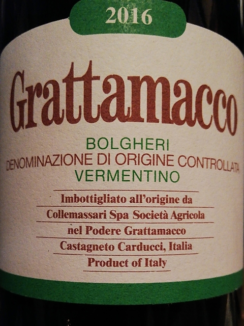 Grattamacco Bolgheri Vermentino