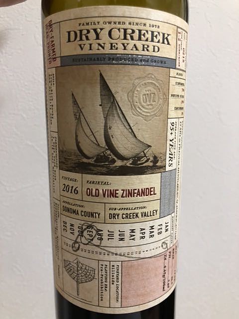 Dry Creek Vineyard Old Vines Zinfandel(ドライ・クリーク・ヴィンヤード オールド・ヴァイン・ジンファンデル)