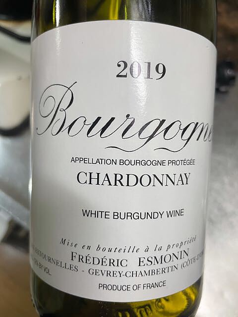 Frédéric Esmonin Bourgogne Chardonnay