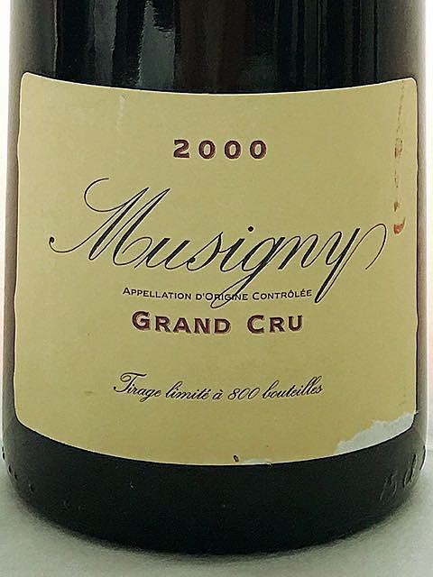 Dom. de la Vougeraie Musigny Grand Cru(ドメーヌ・ド・ラ・ヴージュレ ミュジニー グラン・クリュ)