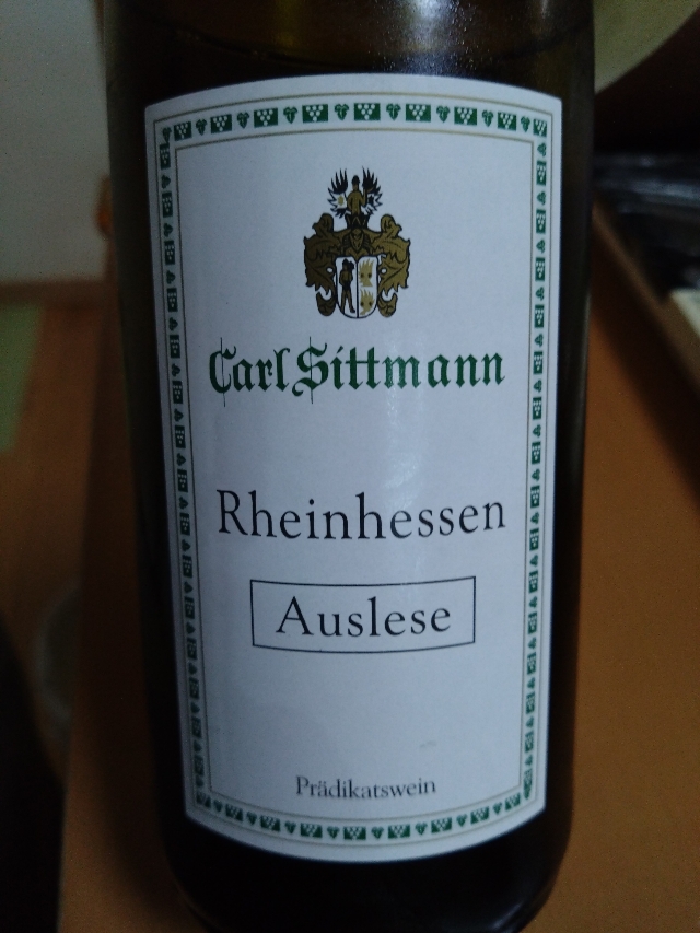 Carl Sittmann Rheinhessen Auslese(カール・ジットマン ライン