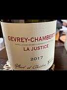ジルベール・エ・クリスティーヌ・フェレティグ ジュヴレ・シャンベルタン ラ・ジュスティス