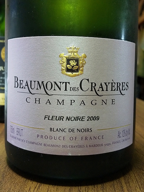 Beaumont des Crayères Fleur Noire Blanc de Noirs(ボーモン・デ・クレイエール フルール・ノワール ブラン・ド・ノワール)