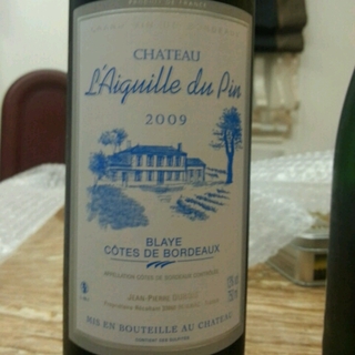 Ch. l'Aiguille du Pin Blaye Côtes de Bordeaux