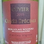 Cuvier Cuvée Spéciale Beaujolais Nouveau Vieilles Vignes(2015)