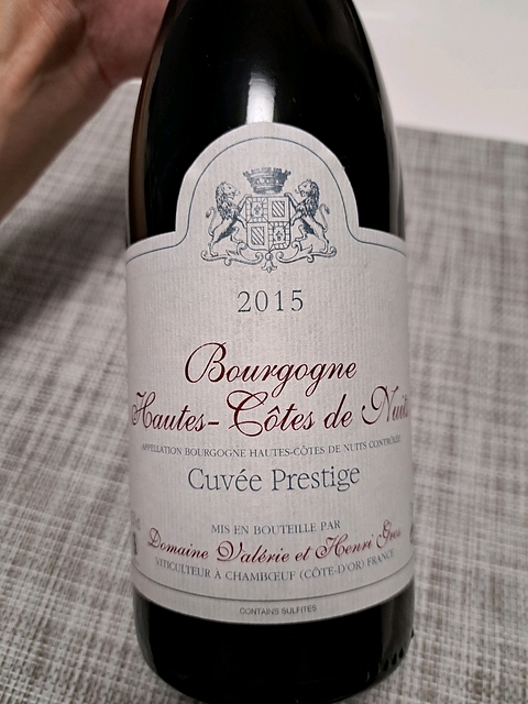 Dom. Valérie et Henri Gros Bourgogne Hautes Côtes de Nuits Cuvée Prestige
