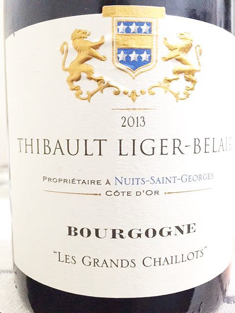 Thibault Liger Belair Bourgogne Les Grands Chaillots(ティボー・リジェ・ベレール ブルゴーニュ レ・グラン・シャリオ)