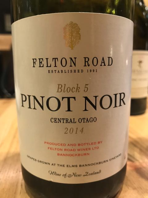 Felton Road Pinot Noir Block 5(フェルトン・ロード ピノ