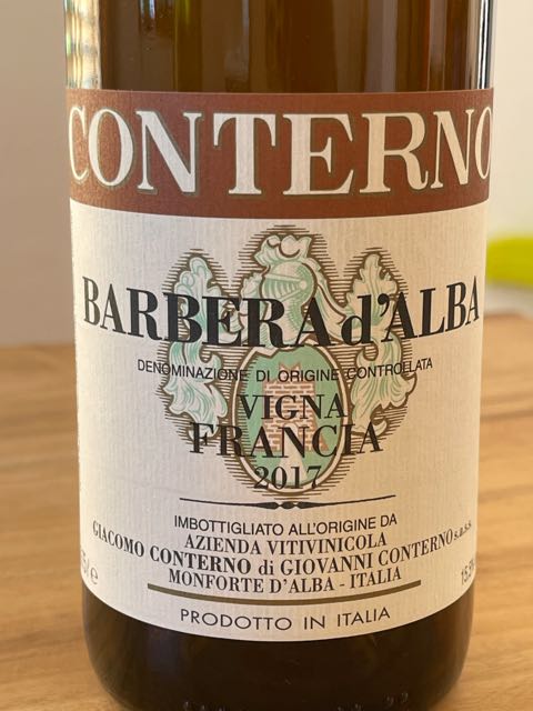 Giacomo Conterno Barbera d'Alba Vigna | Vinica 無料のワイン