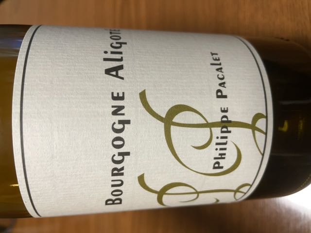 Philippe Pacalet Bourgogne Aligoté(フィリップ・パカレ