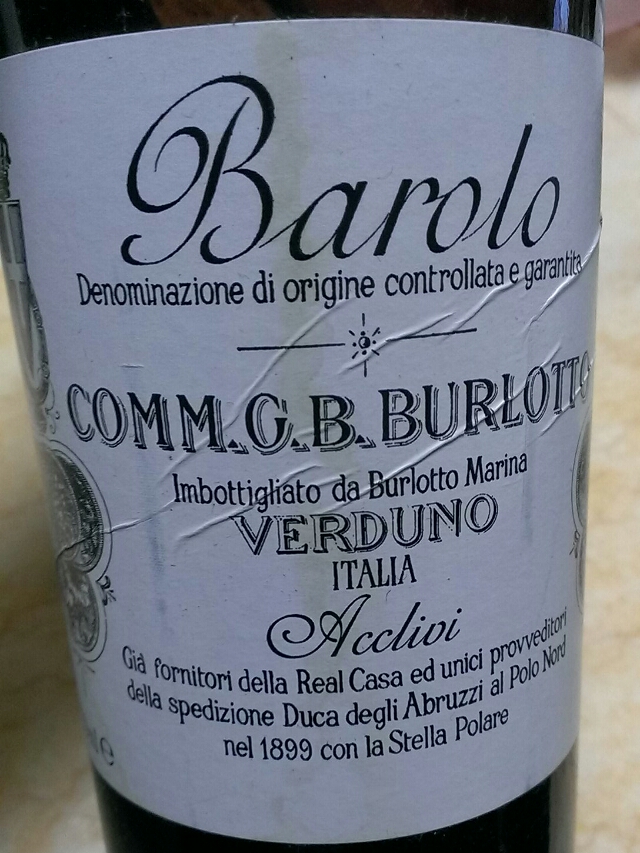 Comm. G. B. Burlotto Barolo | Vinica 無料のワインアプリ