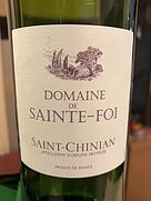 Dom. de Sainte Foi Saint Chinian