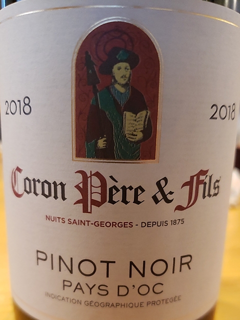 Coron Pére & Fils Pinot Noir Pays d'Oc