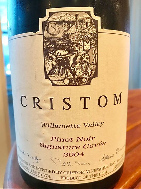 Cristom Pinot Noir Signature Cuvée(クリストム ピノ・ノワール シグネチャー・キュヴェ)