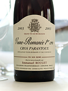 エマニュエル・ルジェ ヴォーヌ・ロマネ プルミエ・クリュ クロ・パラントゥ(2003)