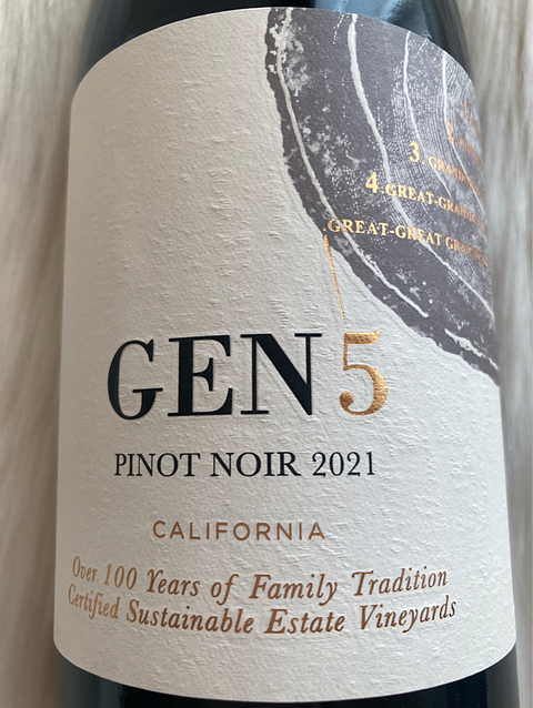 Gen5 Pinot Noir(ジェンファイブ ピノ・ノワール)