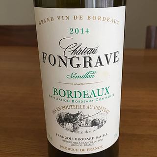 Ch. Fongrave Bordeaux Blanc (Sémillon)(シャトー ・フォングラーヴ ボルドー ブラン)