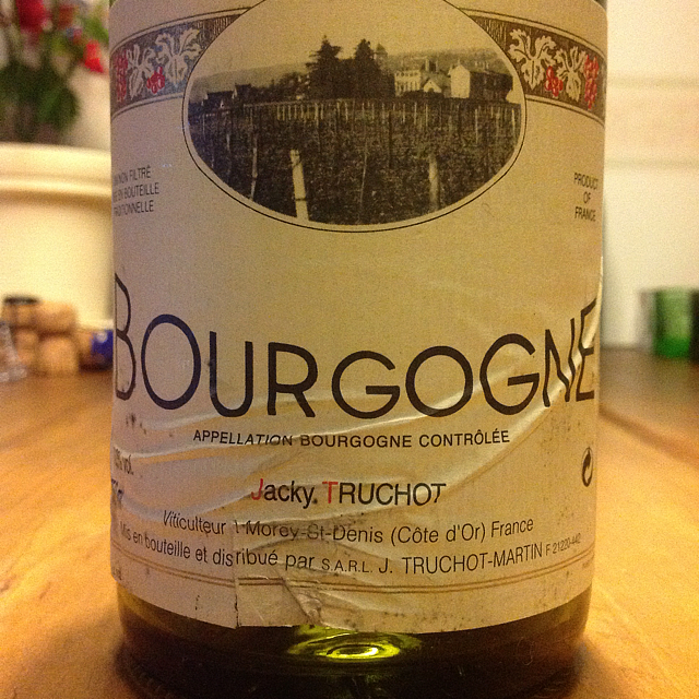 Jacky Truchot Bourgogne Rouge(ジャッキー・トルショ | Vinica