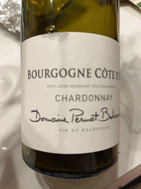 Dom. Pernot Bélicard Bourgogne Côte d'Or Chardonnay