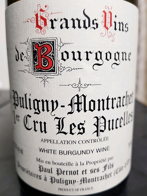 Paul Pernot et Ses Fils Puligny Montrachet 1er Cru Les Pucelles