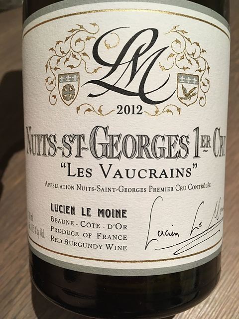 Lucien Le Moine Nuits St Georges 1er Cru Les Vaucrains