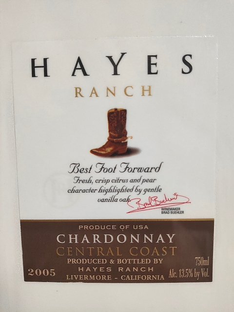 Hayes Ranch Best Foot Forward Chardonnay