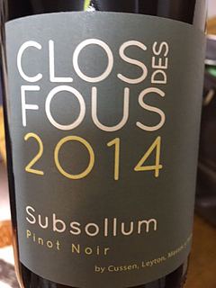 Clos des Fous Subsollum 2014